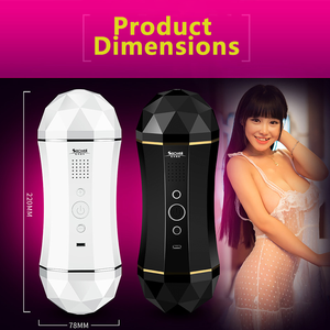 공장 판매 대화 형 남성 섹스 토이 핸즈프리 남성 자위 컵 자위 도구 남성용 더블 헤드 섹스 토이 - Product Image 6