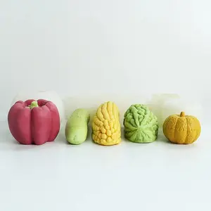시뮬레이션 야채 과일 옥수수 오이 몰드 DIY 아이스크림 아이스크림 과자 베이킹 실리콘 몰드