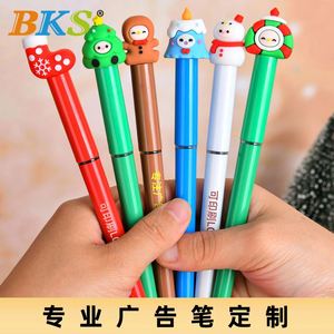 Novelty Christmas Design Gel <b>Pens</b> <b>Multiple</b> <b>Colors</b> Smooth 0.5 MM Plastic for Gifts - Product Image 3