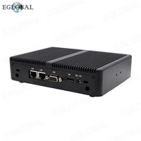 Mini-PC Serveur Réseau EGLOBAL NUC avec Processeur Intel Celeron J1800, Plus Petit Ordinateur de Bureau, 2 Ports LAN