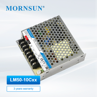 Fuente de Alimentación Conmutada Monofásica AC-DC MORNSUN de 50W, Serie LM50, 5V 12V 24V 48V, Módulo de Alimentación con Carcasa Metálica