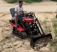 Tracteur agricole multifonctionnel pour la creusement de tranchées, 25 à 35 chevaux, micro-motoculteur sur chenilles, vente directe d'usine
