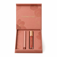 Coffrets Cadeaux Maquillage Cosmétique Végétaliens – Kit Crayon à Lèvres et Gloss Haute Pigmentation – Emballage Boîte – Kits Rouge à Lèvres et Crayons à Lèvres Marque Privée