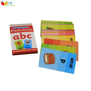 Costumbre Popular a todo color <span class=keywords><strong>de</strong></span> impresión <span class=keywords><strong>de</strong></span> papel <span class=keywords><strong>de</strong></span> arte inglés carta Tarjeta <span class=keywords><strong>de</strong></span> aprendizaje <span class=keywords><strong>de</strong></span> para los niños - Product Image 2