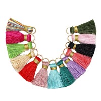 Mini breloques multicolores pour la fabrication de bijoux Boucles d'oreilles de Bohème Bracelets Pendentif de sac Porte-clés Diy Charms Accessoires