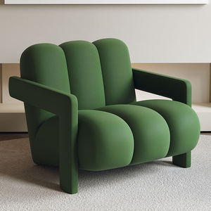Canapés nordiques velours bois cuir <span class=keywords><strong>fauteuil</strong></span> hôtel chaise de bureau moderne maison canapé sectionnel ensemble salon meubles canapés de luxe - Product Image 4