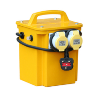 Transformateur portable 0,75 KVA, entrée 240 V monophasé, sortie 110 V, robuste pour les outils électriques de chantier