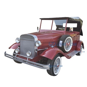 Vehículo Turístico Clásico Rojo, Legal para Circular en la Calle, Eléctrico, Antiguo, Clásico, en Venta, con Certificación CE - Product Image 1
