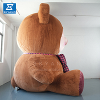 Personnage de dessin animé cochon gonflable floqué sur mesure, animal gonflable géant pour la décoration de centres commerciaux et de fêtes