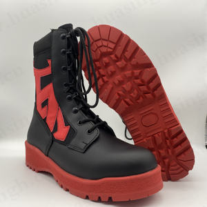 CXT, bottes de randonnée en tissu de nylon hydrofuge de couleur <span class=keywords><strong>coyote</strong></span> foncé bottes tactiques à semelle extérieure en caoutchouc Durable HSM056 - Product Image 4