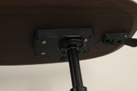 ADA moderne elliptique ergonomique pivotant à 360 ° Table de salon gaz hauteur de levage réglable Console latérale bureau stable