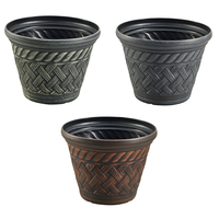 KD9422SN-KD9423SN Pots et jardinières en plastique PP légers pour décoration intérieure de luxe, vente en gros, pots de fleurs et jardinières de jardin