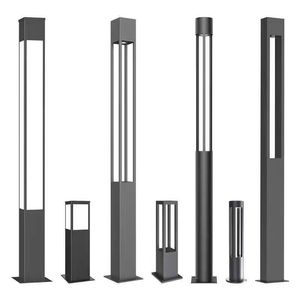 Modern Chinese Style Aluminum Alloy Powder-Coated Outdoor Decorative Garden <b>Light</b> LED 2m 3m IP65 Pathway Garden Lamp 10-Year - Product Image 1