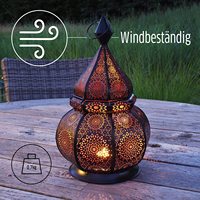 Lampe orientale pour bougies et lampes électriques, décoration intérieure et extérieure, résistante au vent, marocaine, arabe, orientale, faite à la main