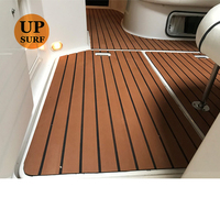 Revêtement de pont en mousse EVA auto-adhésif pour bateaux, yachts, planches de surf, revêtement de pont en teck, tapis de pont en mousse, marron