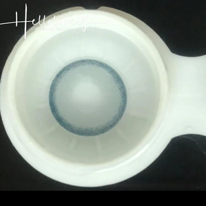 <span class=keywords><strong>Lentilles</strong></span> de contact Magiceye GEM Fog Peal Blue, couleur bleue, souples, haute confortabilité, jetables mensuelles, usage quotidien - Product Image 4
