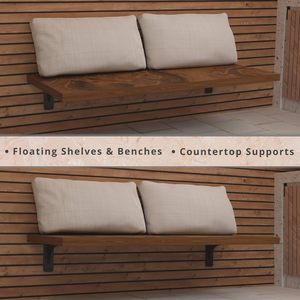 Rắn Heavy Duty Hàn 500 LB cấu hình thấp Granite Countertop hỗ trợ Kệ chân đế nổi Kệ Rời Rạc Slim Heavy Duty - Product Image 6