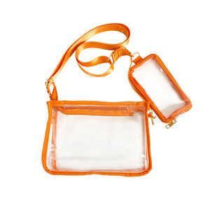 Sac bandoulière unisexe en PVC transparent avec fermeture éclair, imperméable, pour toutes les saisons, voyages et usage quotidien - Product Image 3