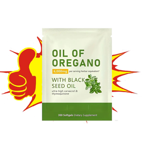 Extracto de Orégano Orgánico de Alta Calidad, Aceite de Orégano Herbal con Aceite de Semilla Negra, Suplemento en Cápsulas de Aceite de Orégano, Stock Local en EE. UU. - Product Image 1