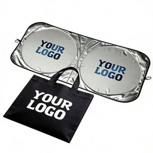 Wholesale Custom Logo Foldable Reflect Uv Ray Printing Promo Business Gift Side Front <b>Window</b> Car Sun <b>Shade</b> Sunshade - Product Image 1
