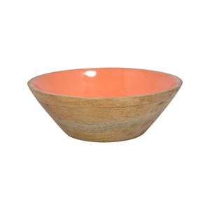 Ensemble de bols à mélanger en émail réutilisable en bois dur Plat de nourriture en bois Saladier et bol à mélanger à usage domestique - Product Image 1