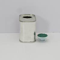 Boîtes en étain carrées vides personnalisées, boîtes en métal pour huile, boîtes en étain pour huile d'olive avec bouchons en plastique pour l'emballage d'huile d'olive et d'huile d'arachide