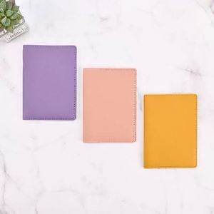 Custom Logo PU Leather Passport Cover Sublimation Blank Travel <b>Wallet</b> ID Card <b>Holder</b> Available in Multiple Colors for Gift - Product Image 2