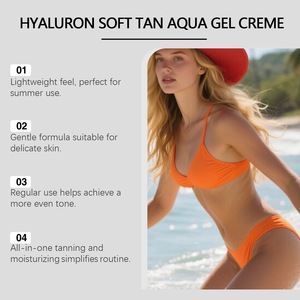 Viareline Hyaluron Soft Tan - Crème Gel Aquatique Ultra Légère avec Acide Hyaluronique pour la Plage, Hommes et Femmes, Réparation Cutanée - Product Image 3
