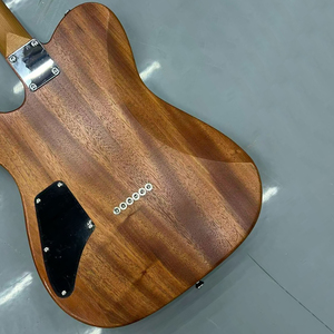 Guitare fabriquée en usine avec placage en résine imitation bois TL, manche en érable carbonisé et frettes en acier inoxydable - Product Image 4