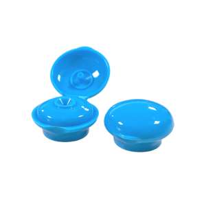 Topi Flip plastik bentuk jamur 24mm terlaris untuk Losion Cuci wajah topi tahan bocor - Product Image 4