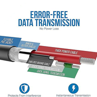 Cable Adaptador USB 2.0 Serial de 9 Pines DB-9 RS-232 Hembra, Longitud Personalizable (1ft/6ft/10ft) para Uso en Computadoras, Ensamblaje de Cables OED/ODM