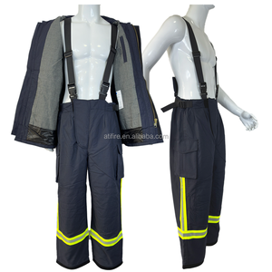 Combinaison de <span class=keywords><strong>Pompier</strong></span> Nomex IIIA EN469 Casque Bottes ARI Vêtements Ignifuges Équipement de Lutte Contre les Incendies Uniforme de <span class=keywords><strong>Pompier</strong></span> - Product Image 3