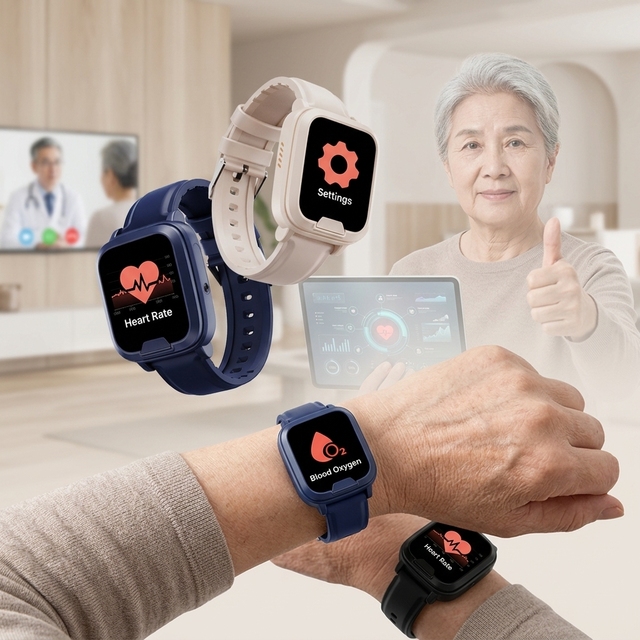 IP67 Waterproof EV06 Medical Alert Watches with Fall Detection for Seniors Human GPS Tracker Smart Watch with SOS Alarm