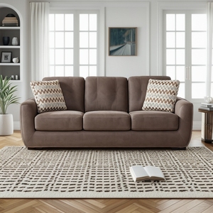 Factory Direct Sale Soft <b>Sofa</b> Set Luxury Couches Modern Fabric Easy to Clean Gray <b>Sofas</b> Wood <b>Leg</b> <b>for</b> Home Living Room - Product Image 6
