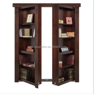 Armoire Murphy en bois massif moderne, intérieur élégant, <span class=keywords><strong>porte</strong></span> cachée élégante, design de <span class=keywords><strong>porte</strong></span> invisible, décoration de pièce secrète - Product Image 4