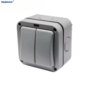 <span class=keywords><strong>Interruptor</strong></span> de Pared <span class=keywords><strong>Exterior</strong></span> de 2 Vías y 2 Botones, 20A 250V IP66, Resistente a la Intemperie, Control Dual, Montaje en <span class=keywords><strong>Superficie</strong></span> para Jardín, Balcón y Áreas Húmedas - Product Image 4