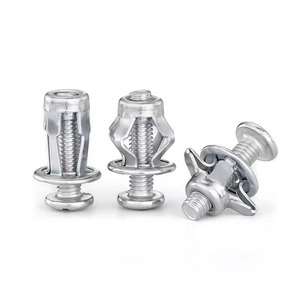 Tuercas Remachables en Forma de Pétalo Xinjiachuang M6, Zincadas, para Fijación de Matrículas, Grado de Construcción A, Tipo Empotrable - Product Image 1