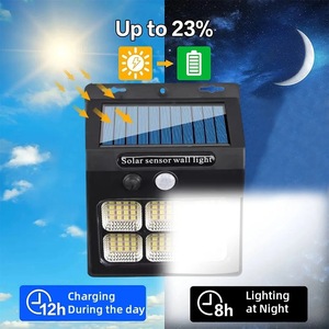 Outdoor Solar Lamp Waterproof Motion Sensor <strong>Security</strong> <strong>Lighting</strong> LED Solar Street Lights - Product Image 2