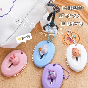 Mini couteau de découpe de papier utilitaire kawaii de dessin animé de bureau portable pour les filles - Product Image 4
