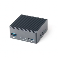 Placa de Desarrollo CLE NanoPi R3S LTS RK3566 con Doble Puerto Gigabit Ethernet, 2GB de RAM, 1TOPS NPU, OpenWrt, NAS, Lista para Envío, Carcasa Metálica para IA