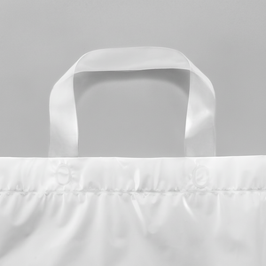 Sacs de transport en plastique à boucle souple en polyester personnalisés de haute qualité produits au Vietnam avec poignées faciles à transporter, également appelés sacs à poignée - Product Image 1