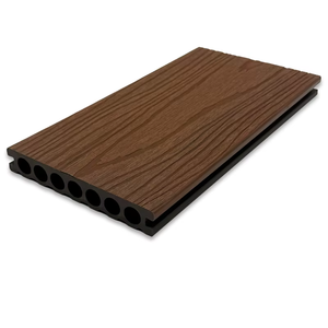 Revêtement de terrasse WPC entièrement capoté, antidérapant, imperméable, à faible entretien, panneaux de <span class=keywords><strong>sol</strong></span> extérieurs à emboîtement, design contemporain, résistant à l'humidité - Product Image 3