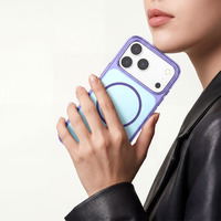 Nueva Funda Magnética de Lujo con Carga Inalámbrica para iPhone 18 Pro Max, 18 Pro, 17 Pro Max, 17 Air, Diseño Degradado, 2026