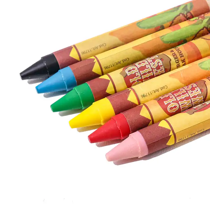 6-Color Bulk Crayons, Case of 3,000