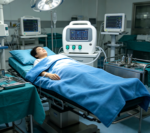 Machine de réchauffement patient à trois canaux, <span class=keywords><strong>couverture</strong></span> <span class=keywords><strong>chauffante</strong></span> <span class=keywords><strong>médicale</strong></span> à écran tactile numérique pour salle d'opération et soins intensifs - Product Image 5