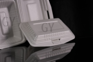 Caja de comida, contenedores de espuma para llevar, cajas de espuma de un solo uso, contenedores de comida, cajas de comida de espuma, contenedores de almuerzo de espuma, caja de almuerzo, bandeja de espuma - Product Image 2