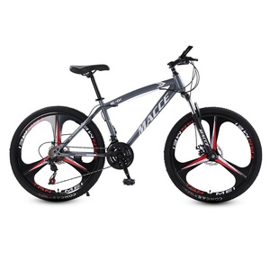 Vélo de montagne tout-terrain pour adultes et étudiants, cadre en acier haute teneur en carbone 24/26 pouces, frein à disque mécanique, absorption <span class=keywords><strong>des</strong></span> chocs - Product Image 4
