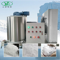 Petite machine à glace de neige de 1.5 tonnes Machine à glaçons commerciale