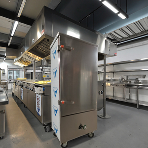 Vaporera de Arroz Comercial a Gas de 12 Bandejas, Máquina de Vaporización de Acero Inoxidable para Equipos de Cocina de Hotel - Product Image 1