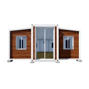 Mobile steel frame 2 story 3 bedrooms container tiny house on wheels